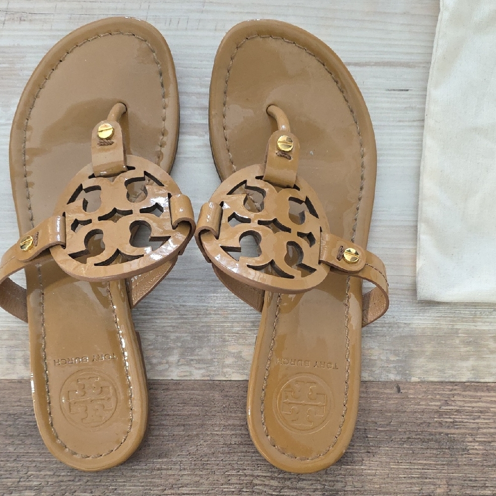 Tory Burch Camel Brown Sandals
